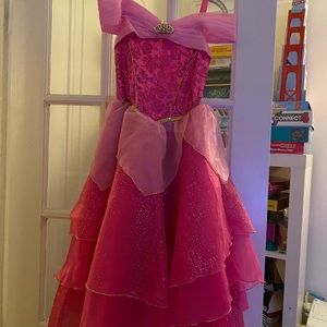 Disne Store Sleeping Beauty Princess Aurora Ballgown Costume